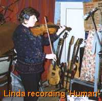 Linda Wilson in the studio Feb '97